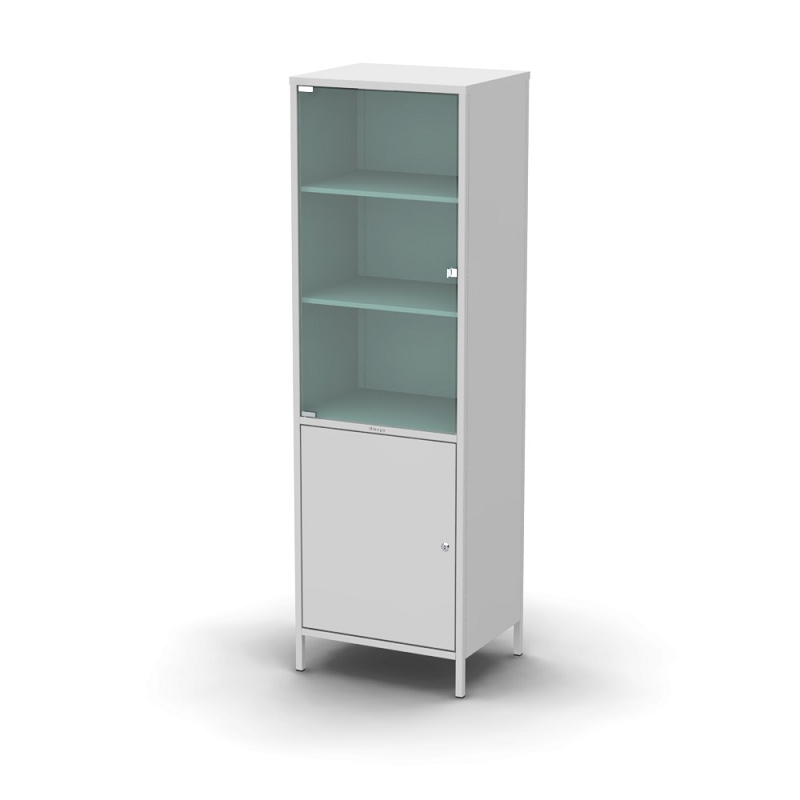 Шафа ШМ-1С медичний із сейфом, розбірна ТМ ОМЕГА